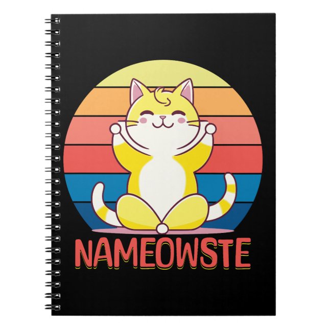 Yoga cat notebook (Front)