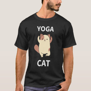 Yoga Cat Relax Meditation Namaste T-Shirt
