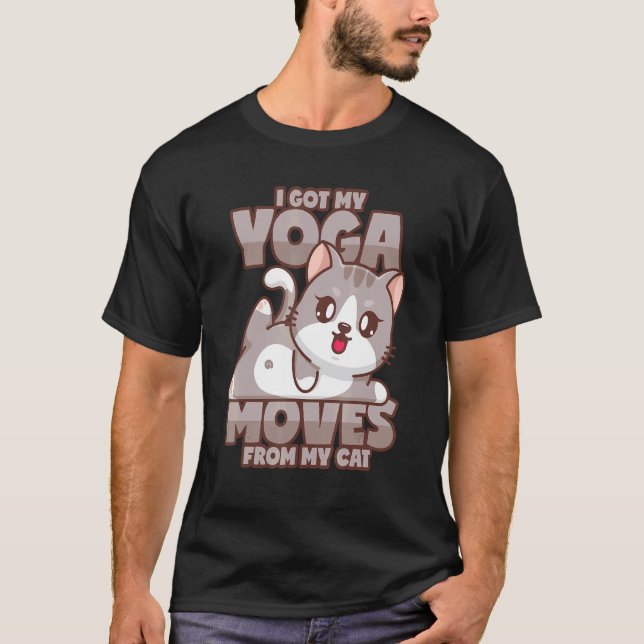 Yoga Cat T-Shirt (Front)