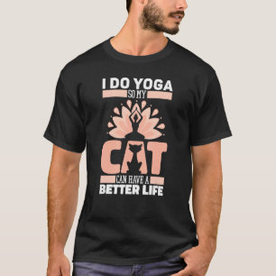 Yoga Cat Training  Yogi Yoga T-Shirt