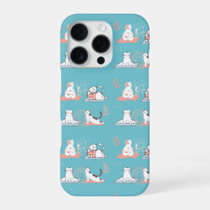 Yoga Cats Lotus iPhone 16 Pro Case
