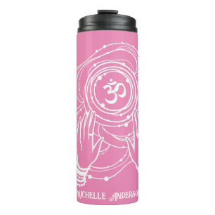 Yoga Chakra Crown Mantra Thermal Tumbler