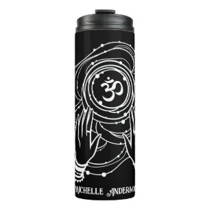 Yoga Chakra Crown Mantra Thermal Tumbler