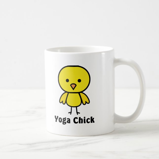 Yoga Chick Coffee Mug (Right)