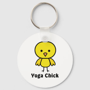 Yoga Chick Key Ring
