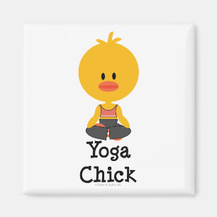 Yoga Chick Magnet