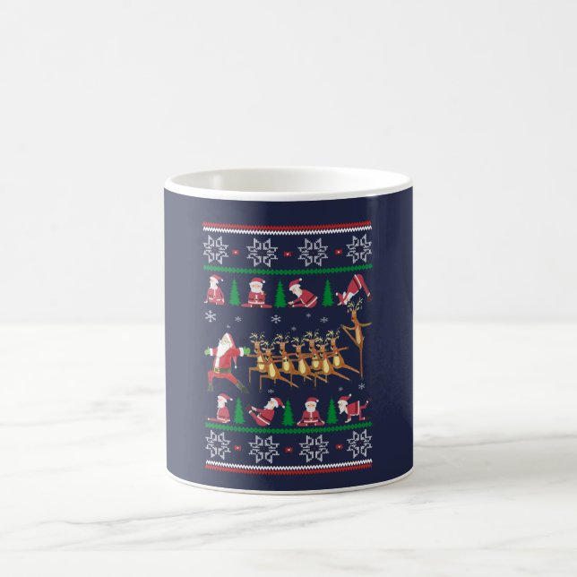 Yoga Christmas Coffee Mug (Center)