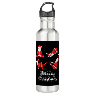 Yoga Christmas Fitness 710 Ml Water Bottle