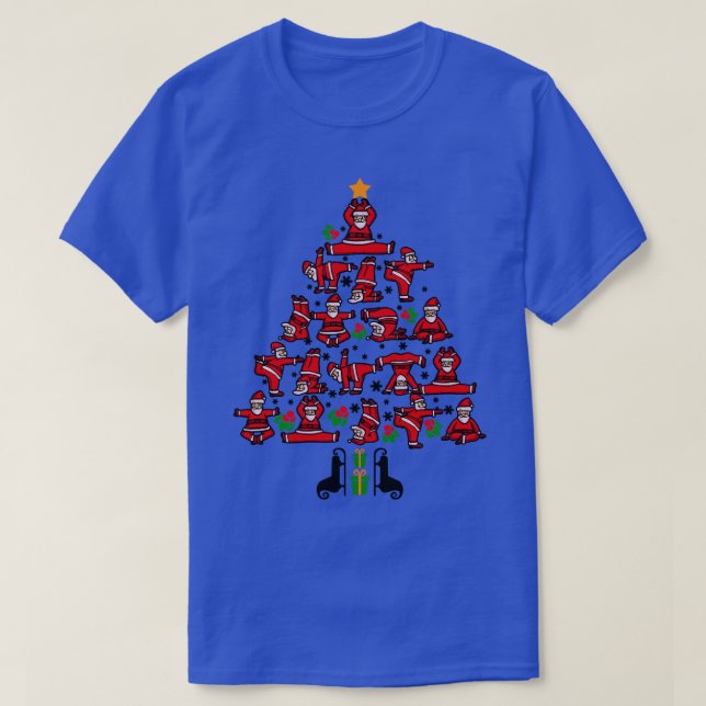 Yoga Christmas Sweatshirt T-Shirt (Design Front)