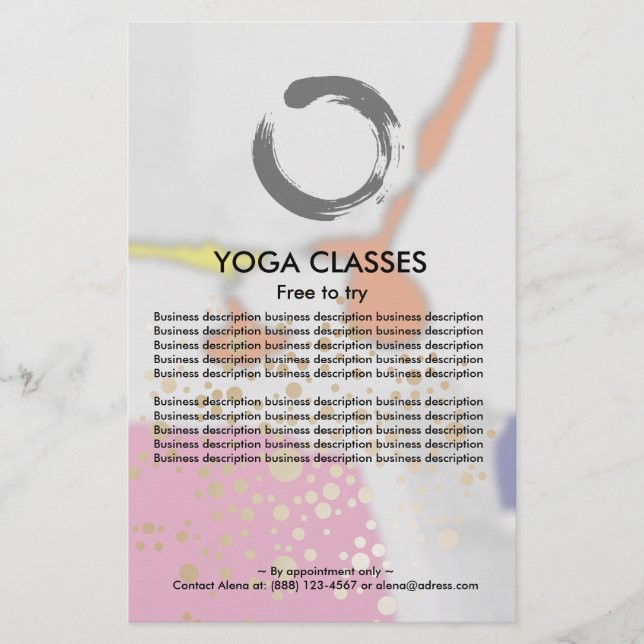 Yoga Classes Flyer (Front)