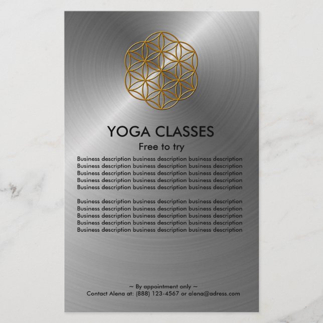 Yoga Classes Flyer (Front)
