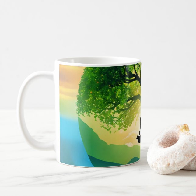 yoga coffee mug (With Donut)