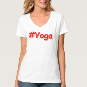 "#Yoga" Cute Design. Buy Now T-Shirt