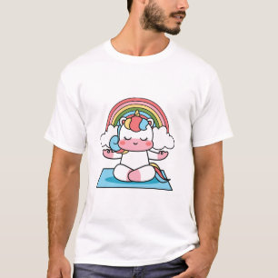 Yoga cute unicorn T-Shirt