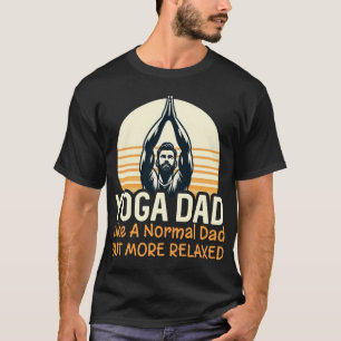 Yoga Dad Digital Art T-Shirt