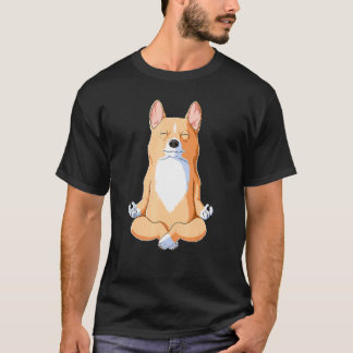 Yoga Dog Corgi T-Shirt