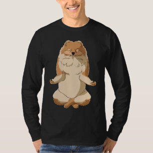 Yoga Dog Pomeranian T-Shirt
