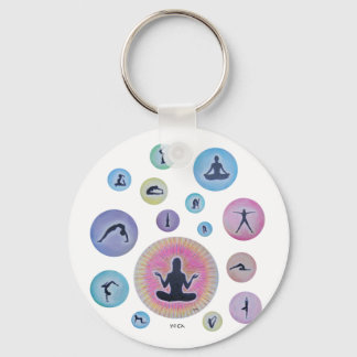 yoga dreaming key ring