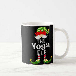 Yoga Elf Group Christmas Funny Pajama Party Coffee Mug