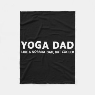 Yoga Father Yoga Dad Fleece Blanket