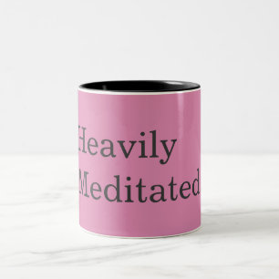 Yoga Fitness Heavily Meditated Two-Tone Coffee Mug