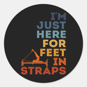 Yoga Fitness Pilates Exercise Instructor Gym Worko Classic Round Sticker