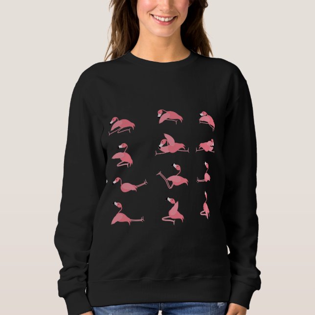 Yoga Flamingo Sweatshirt (Front)