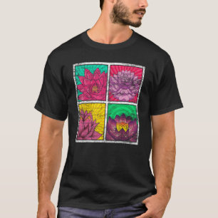 Yoga Flower Blossom Spiritual Yogi Pop Lotus Flowe T-Shirt