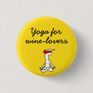 Yoga for Winelovers Yellow Badge