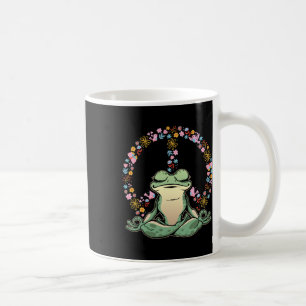 Yoga Frog Namaste Meditation Yoga Pose Frog Lover Coffee Mug