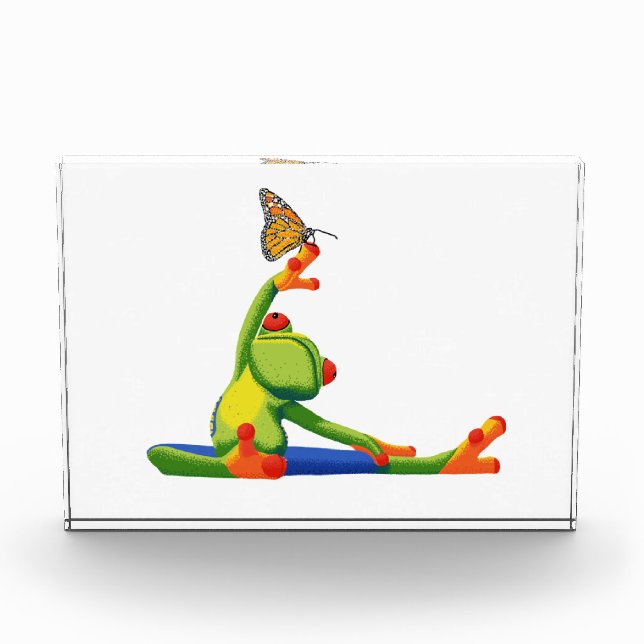 Yoga Frog Photo Block (Front)