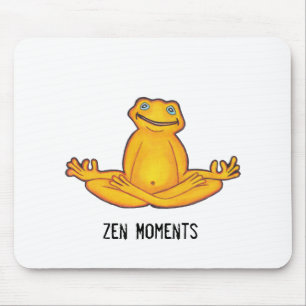 Yoga Frog - Zen Moments Mousepad