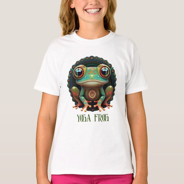 Yoga frog - zen T-Shirt (Front)