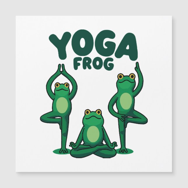 Yoga Frogs (Front)