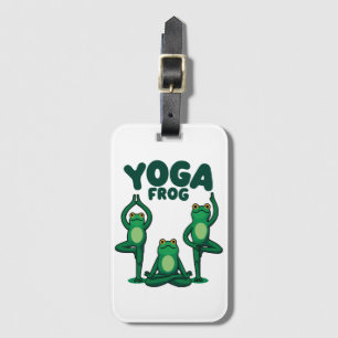 Yoga Frogs Luggage Tag