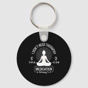 Yoga Gift For Teacher Instructor Meditation Cl Clu Key Ring