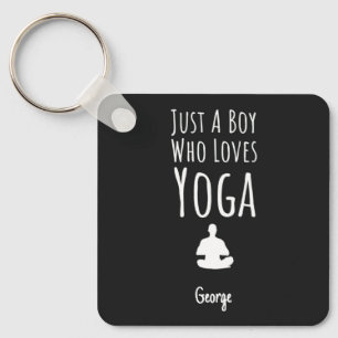 Yoga Gifts For Baby Little Boys Kids Yogi Lover Key Ring