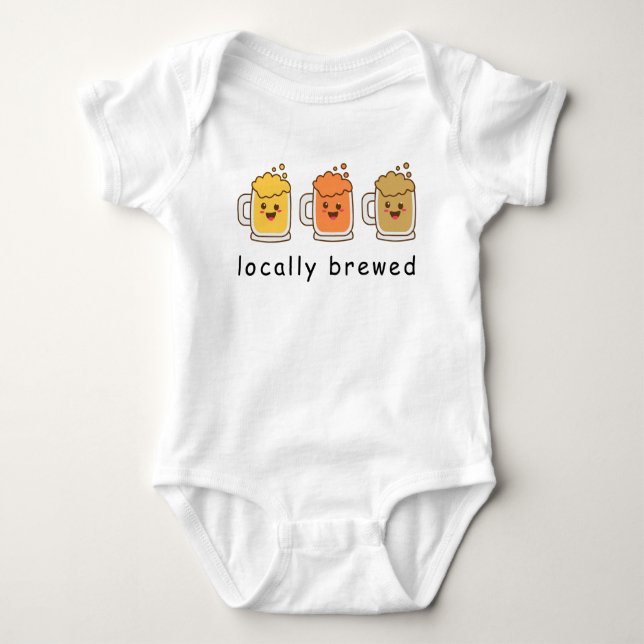 Yoga Giraffe Cute Animal Newborn Baby Bodysuit (Front)