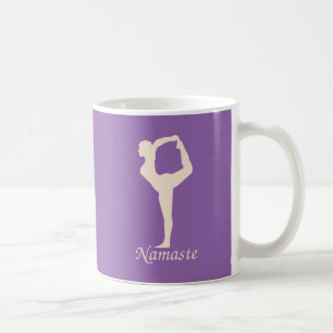 Yoga girl coffee mug
