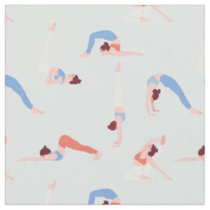 Yoga girl fabric