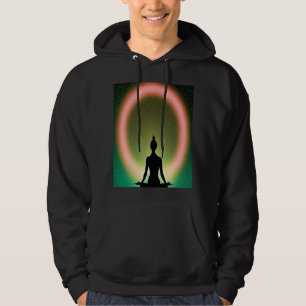 Yoga Girl Female Sun Salutation Meditation Chakra Hoodie