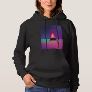 Yoga Girl Female Sun Salutation Meditation Chakra  Hoodie