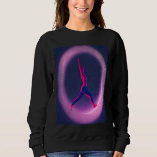 Yoga Girl Female Sun Salutation Meditation Chakra  Sweatshirt