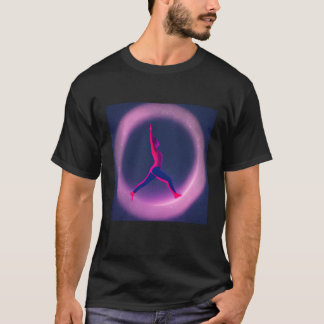 Yoga Girl Female Sun Salutation Meditation Chakra T-Shirt