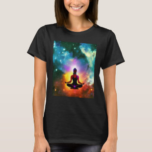 Yoga Girl Female Sun Salutation Meditation Chakra T-Shirt