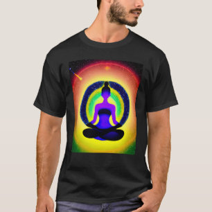 Yoga Girl Female Sun Salutation Meditation Chakra T-Shirt