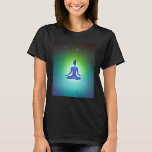 Yoga Girl Female Sun Salutation Meditation Chakra  T-Shirt