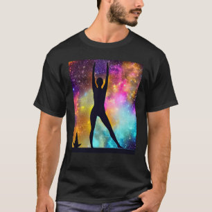 Yoga Girl Female Sun Salutation Meditation Chakra T-Shirt