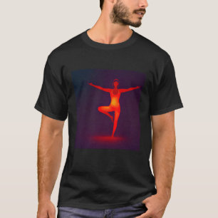 Yoga Girl Female Sun Salutation Meditation Chakra T-Shirt
