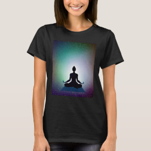 Yoga Girl Female Sun Salutation Meditation Chakra T-Shirt